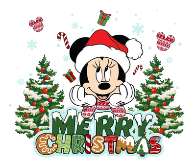 Mickey Mouse Christmas Tree DTF Ready Press V2 | DTF Dallas - DTF Dallas 