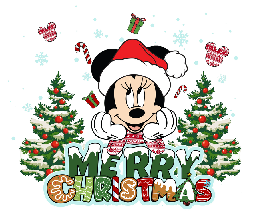 Mickey Mouse Christmas Tree DTF Ready Press V2 | DTF Dallas