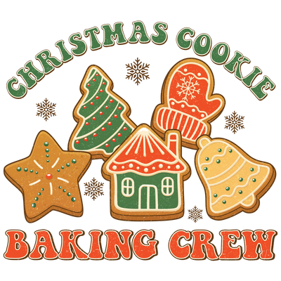 Christmas Cookie Baking Crew Design | DTF Dallas - DTF Dallas 