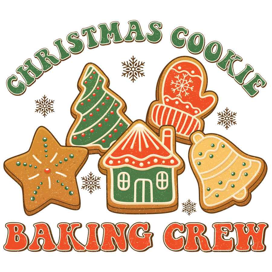 Christmas Cookie Baking Crew Design | DTF Dallas