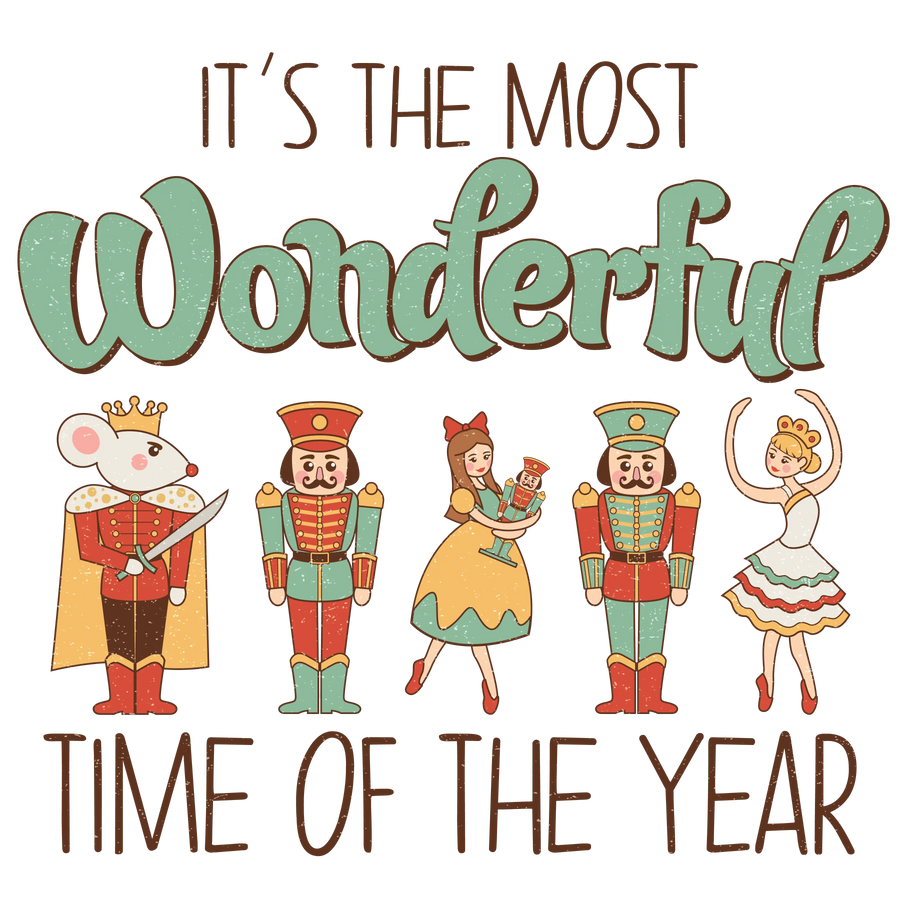 Wonderful Time of the Year - Christmas Design | DTF Dallas