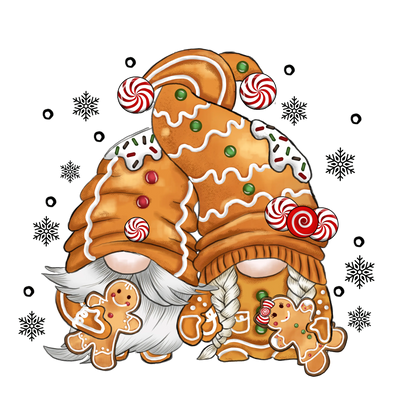 Santa, Elf, and Gingerbread Christmas Design | DTF Dallas - DTF Dallas 