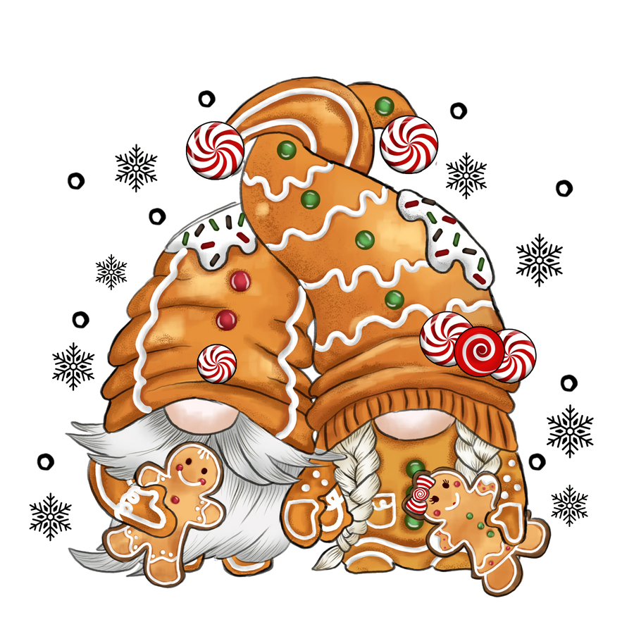 Santa, Elf, and Gingerbread Christmas Design | DTF Dallas