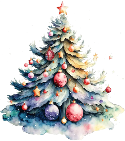Christmas Tree Design DTF-Ready to Press (V3) | DTF Dallas - DTF Dallas 