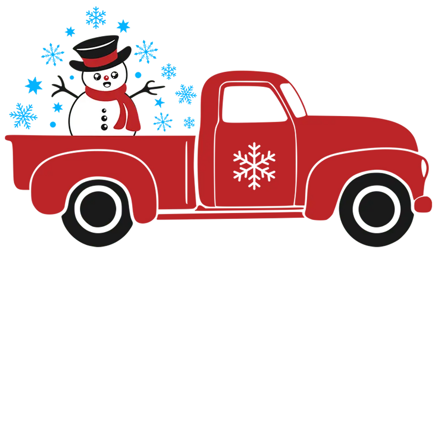 Christmas Truck Design DTF-Ready to Press (V1) | DTF Dallas