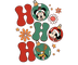 Ho Ho Ho Mickey Mouse Christmas Design | DTF Dallas