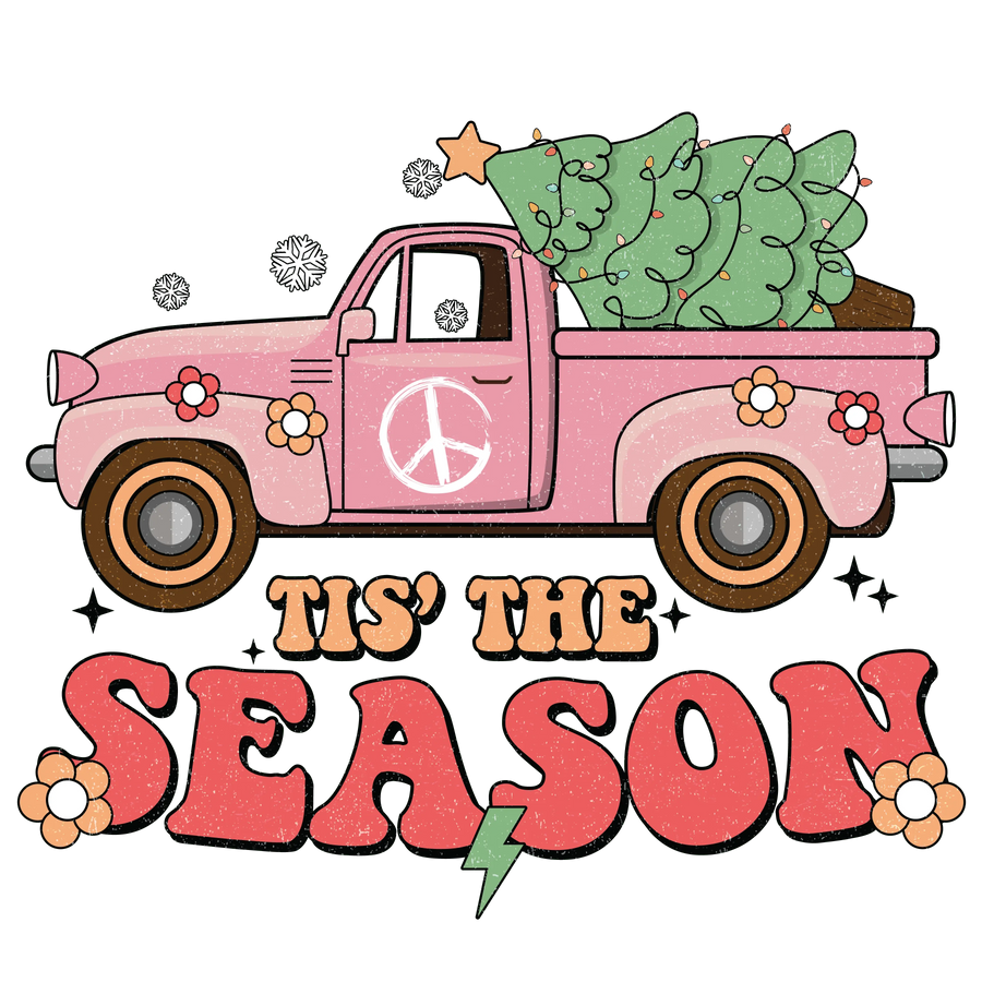 Tis the Season Christmas Truck Design | DTF Dallas