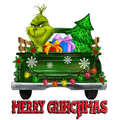 Merry Grinchmas DTF Design - Ready to Press V1 | DTF Dallas - DTF Dallas 