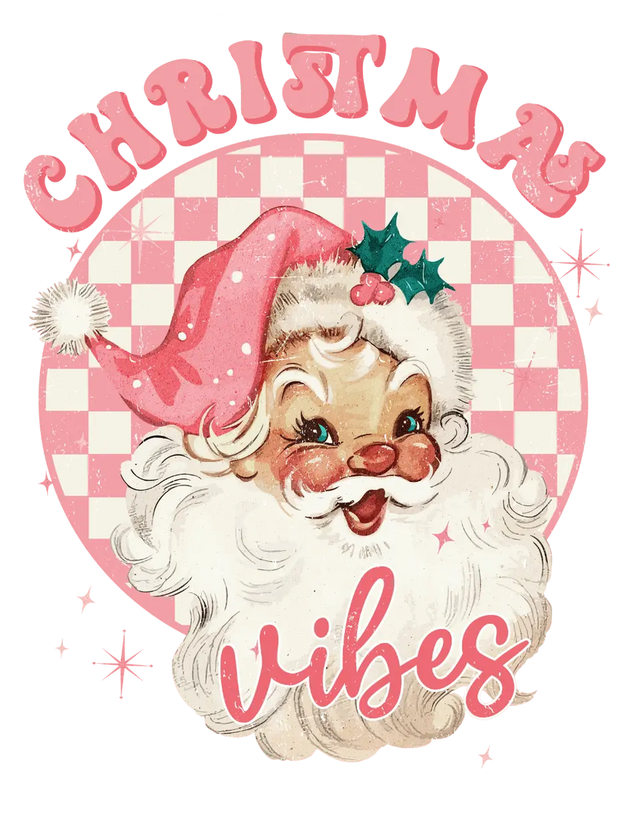 Christmas Vibes Design DTF-Ready to Press (V2) | DTF Dallas