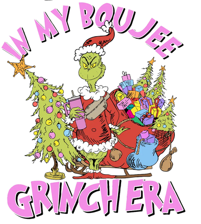 Grinch Era Christmas Design - DTF Ready To Press