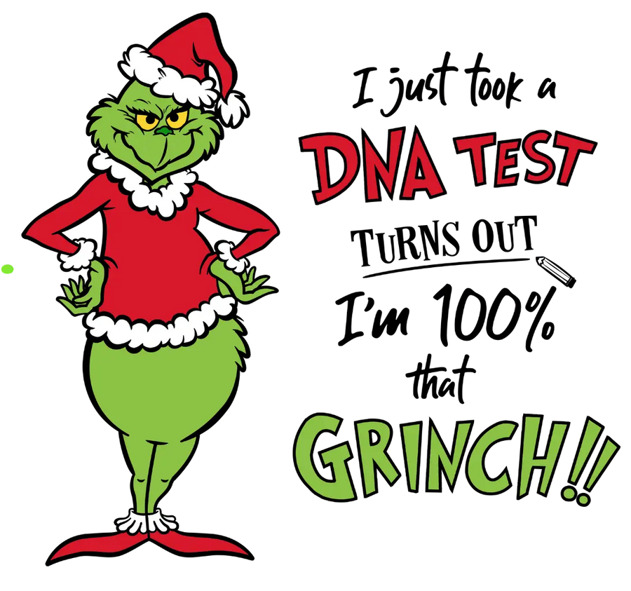 Grinch Christmas Design DTF-Ready to Press (V3) | DTF Dallas