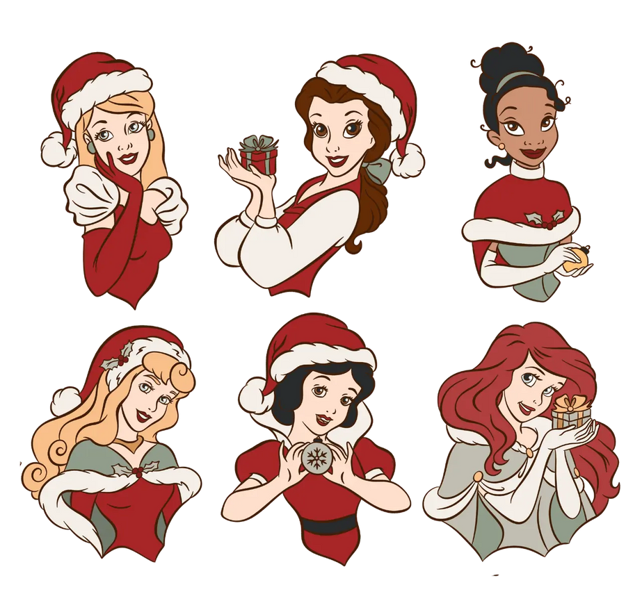 Princess Christmas Design DTF Ready to Press V1 | DTF Dallas