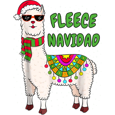 Fleece Navidad Christmas Design - DTF Ready To Press - DTF Dallas 