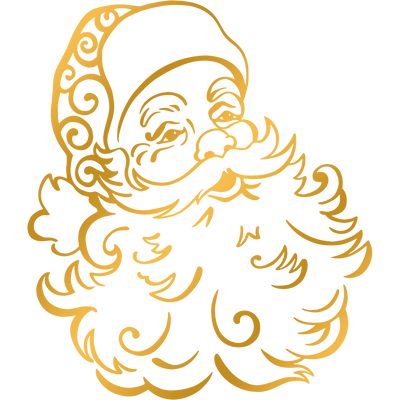 Santa Christmas DTF Design - Ready to Press V1 | DTF Dallas - DTF Dallas 