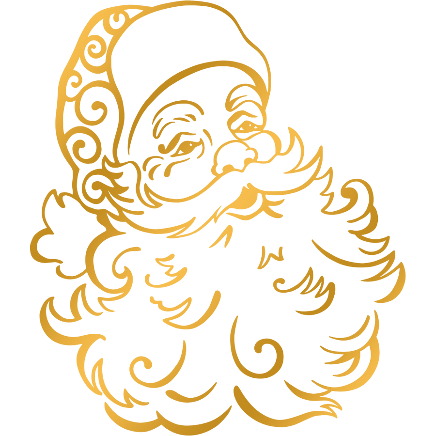 Santa Christmas DTF Design - Ready to Press V1 | DTF Dallas