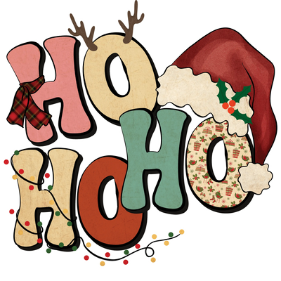 Christmas Santa Design DTF-Ready to Press (V1) | DTF Dallas - DTF Dallas 