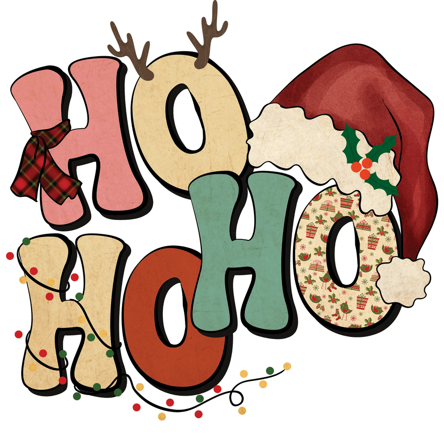 Christmas Santa Design DTF-Ready to Press (V1) | DTF Dallas