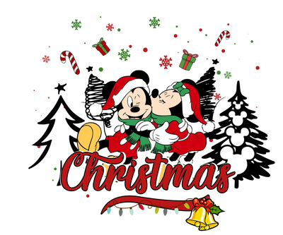 Mickey and Minnie Christmas Tree Design | DTF Dallas - DTF Dallas 