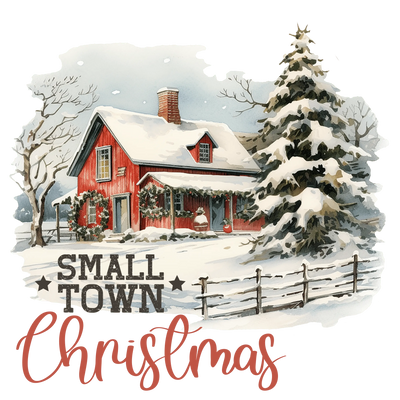 Small Town Christmas Design - DTF Ready To Press - DTF Dallas 