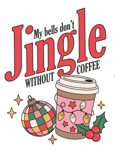 Jingle Bells Christmas Design DTF (V1) | DTF Dallas - DTF Dallas 