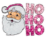 Ho Ho Ho Christmas Design DTF-Ready Press (V3) | DTF Dallas