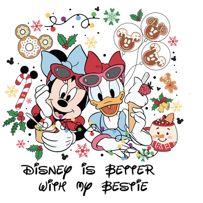 Disney Is Better Christmas Design - DTF Ready To Press - DTF Dallas 