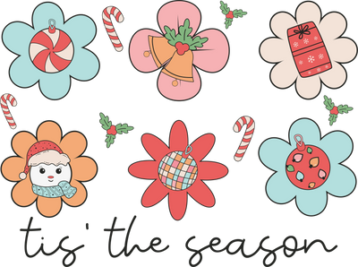 Tis the Season Christmas DTF Ready to Press V2 | DTF Dallas - DTF Dallas 