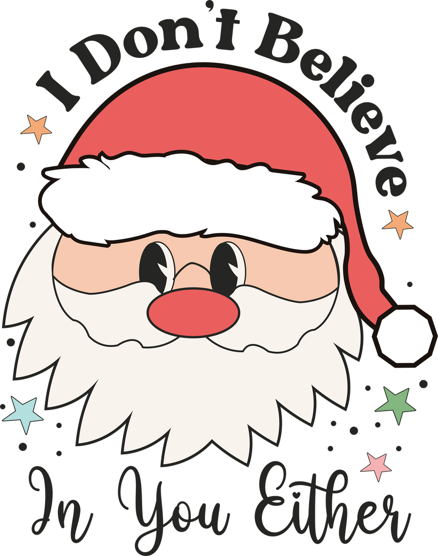 Christmas Santa Design DTF-Ready to Press (V6) | DTF Dallas