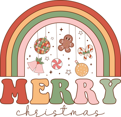 Merry Christmas DTF Design - Ready to Press V18 | DTF Dallas - DTF Dallas 