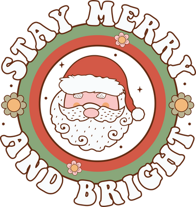 Stay Merry and Bright Christmas Design | DTF Dallas - DTF Dallas 