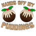 Christmas Puddings Design - DTF Ready To Press