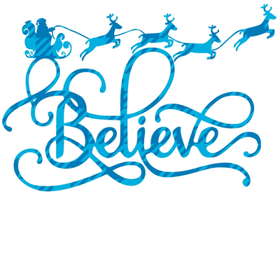 Christmas Believe Design DTF-Ready to Press | DTF Dallas - DTF Dallas 