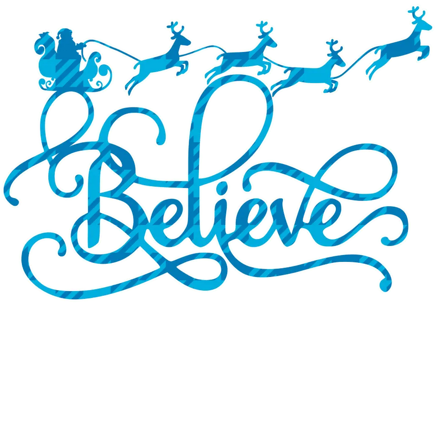 Christmas Believe Design DTF-Ready to Press | DTF Dallas