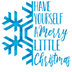 Christmas Snowflake Design - DTF Ready To Press