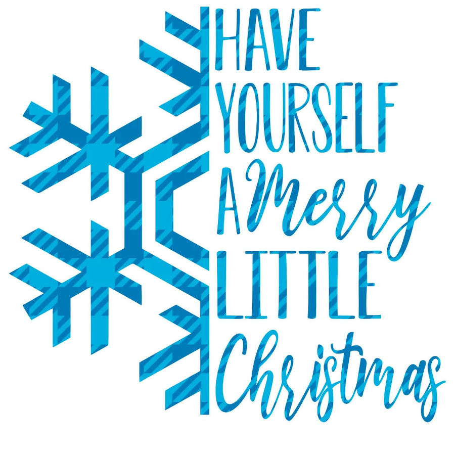 Christmas Snowflake Design - DTF Ready To Press