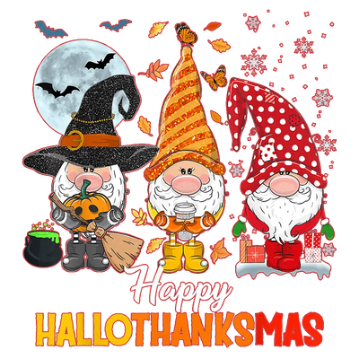 Happy Hallothanksmas DTF-Ready to Press (V2) | DTF Dallas - DTF Dallas 