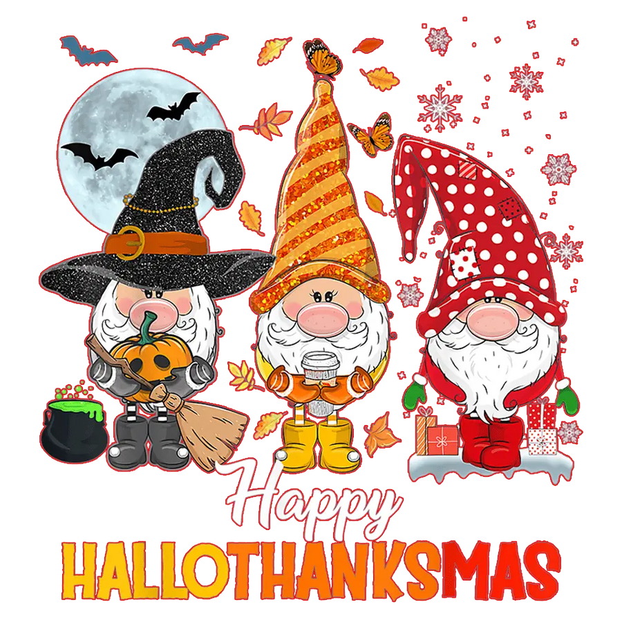 Happy Hallothanksmas DTF-Ready to Press (V2) | DTF Dallas
