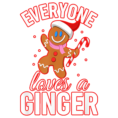 Christmas Ginger Design - DTF Ready To Press - DTF Dallas 