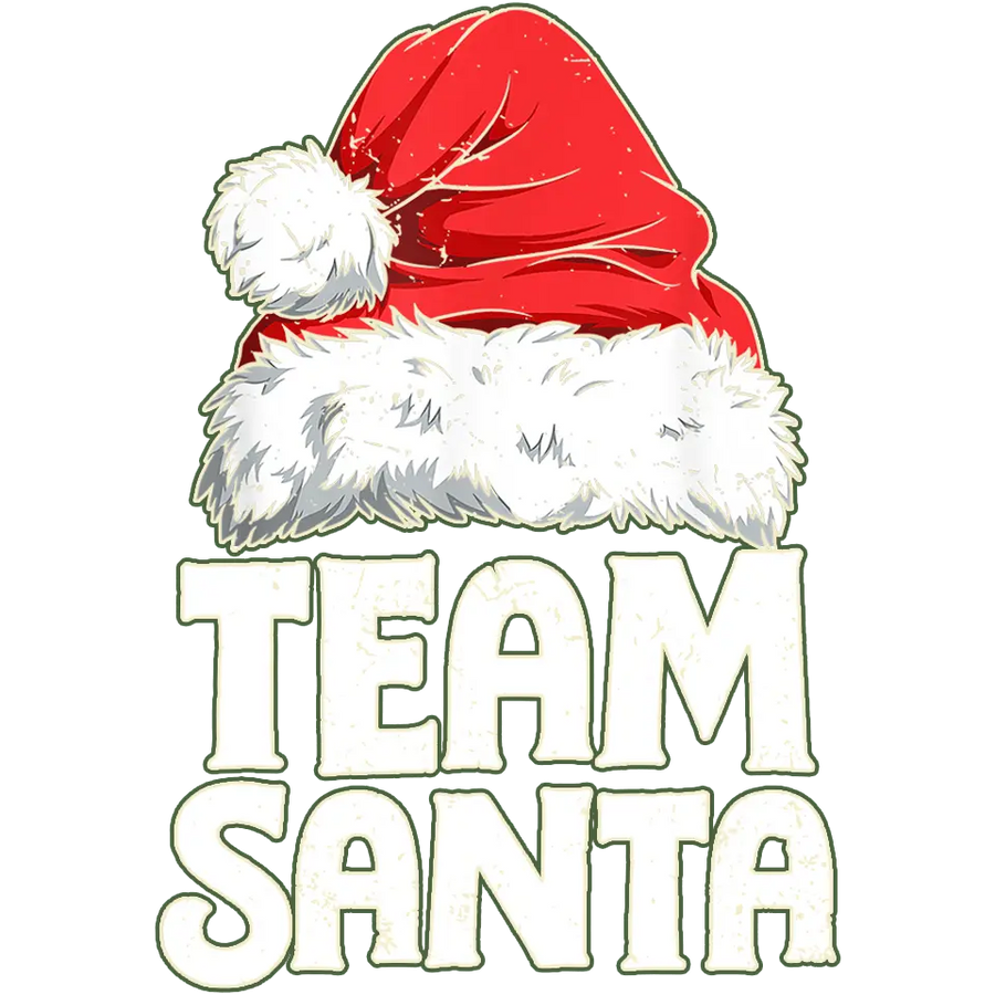 Team Santa Christmas Design - DTF Ready To Press