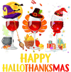 Happy Hallothanksmas Design - DTF Ready To Press