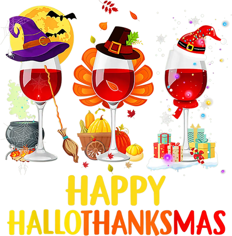 Happy Hallothanksmas DTF-Ready to Press (V3) | DTF Dallas