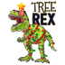 Tree Rex Christmas Design - DTF Ready To Press