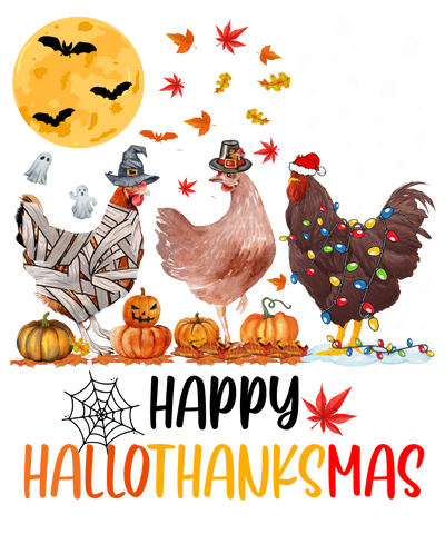 Happy Hallothanksmas DTF-Ready to Press (V1) | DTF Dallas - DTF Dallas 