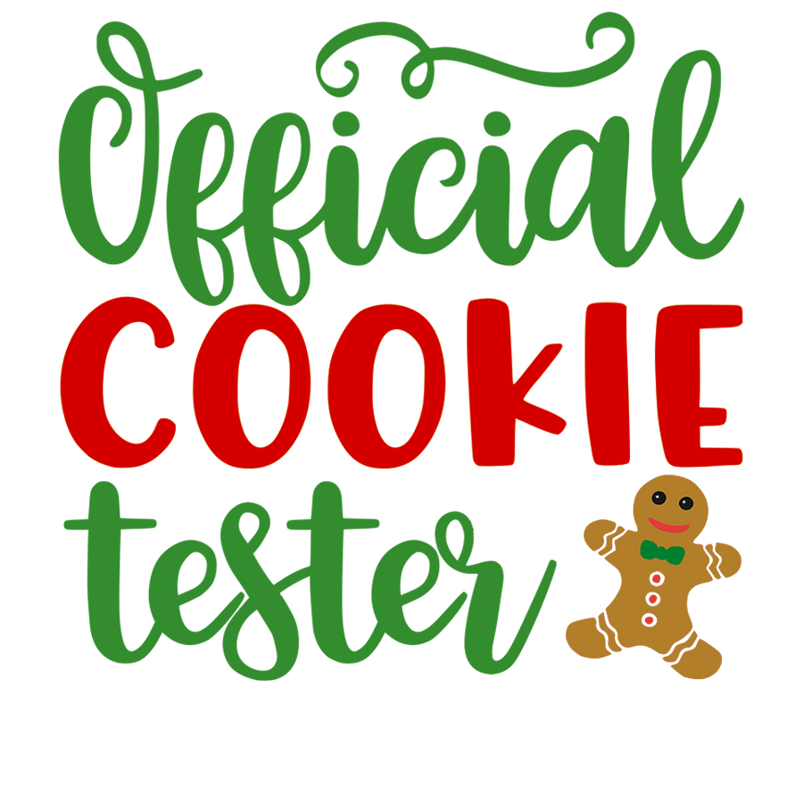Official Cookie Tester Christmas Design | DTF Dallas