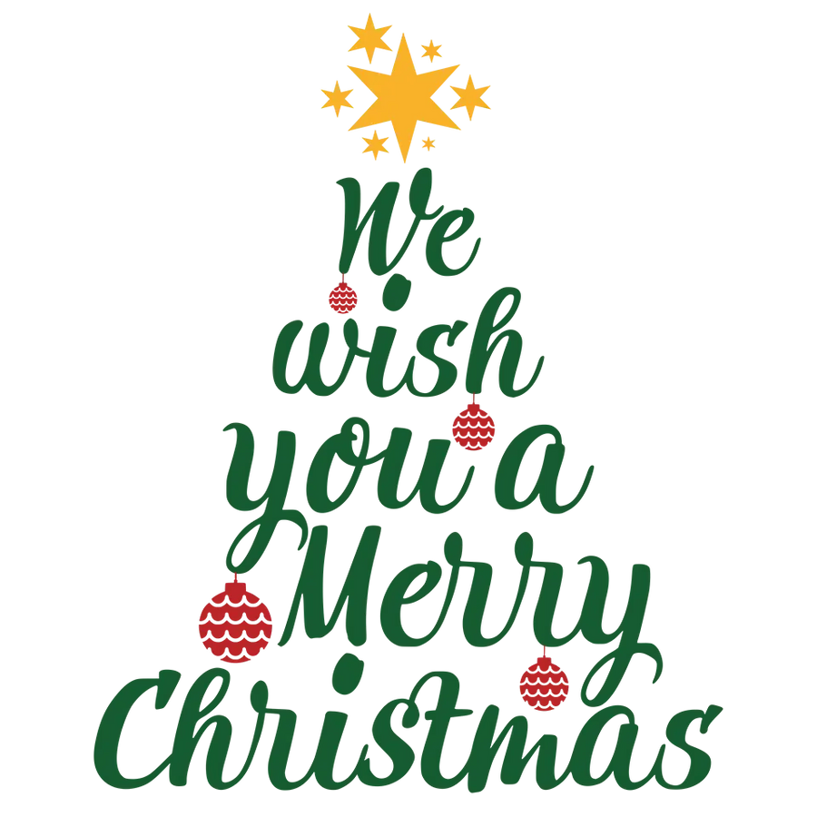 Wish You a Merry Christmas Design | DTF Dallas