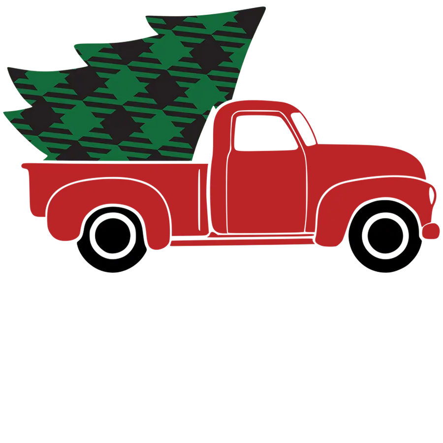 Christmas Truck Design DTF-Ready to Press | DTF Dallas