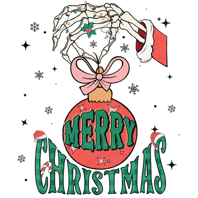 Merry Christmas DTF Design - Ready to Press V2 | DTF Dallas - DTF Dallas 
