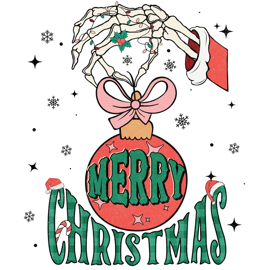 Merry Christmas DTF Design - Ready to Press V2 | DTF Dallas
