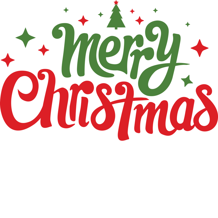Merry Christmas DTF Design - Ready to Press V1 | DTF Dallas