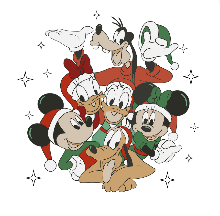 Mickey Mouse Christmas DTF Ready to Press V1 | DTF Dallas